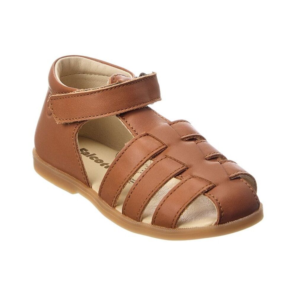 Naturino Falcotto Lombok Leather Sandal, Brown